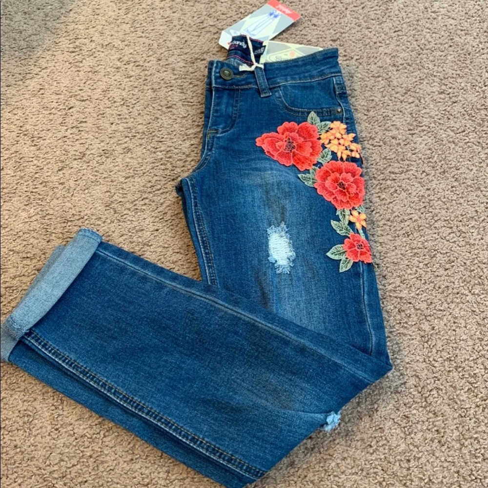 Girls appliqué Jeans
